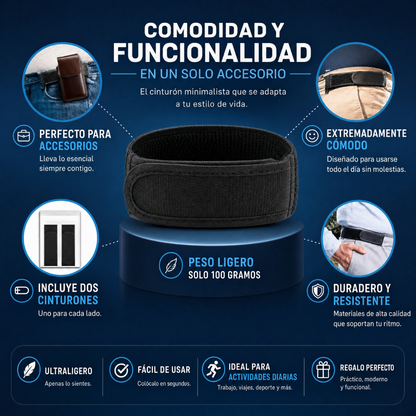 Cinturón Sin Hebilla Cinto Pro x2